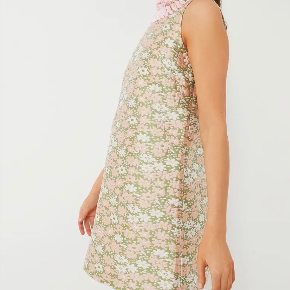 NEW Tuckernuck Sequin Floral Sleeveless Maude Dress Womens XXL Pink/Green Formal - Picture 3 of 16